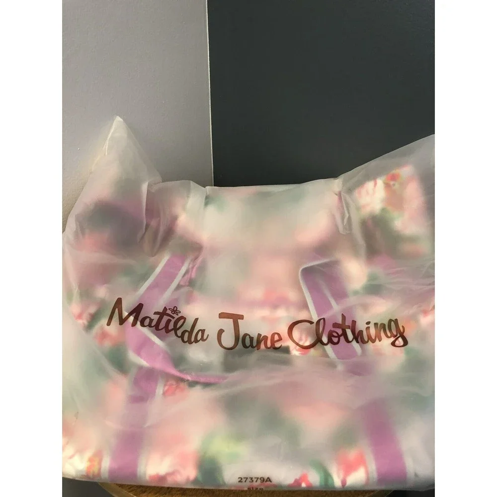 New Matilda Jane Carry It All Diaper Bag Backpack Brilliant Daydream Pink Floral